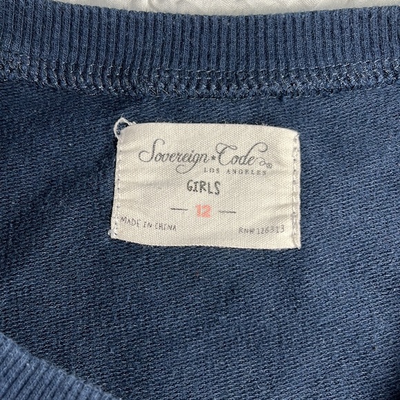 SOVEREIGN CODE Girls Sequin Stripes Sleeve Sweater - Picture 4 of 5